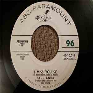 Paul Anka - I Miss You So FLAC