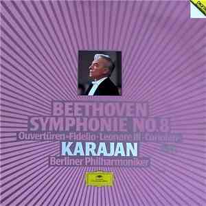 Karajan, Berliner Philharmoniker - Beethoven : Symphonie No. 8 Ouvertüren Fidelo - Leonore III - Coriolan FLAC