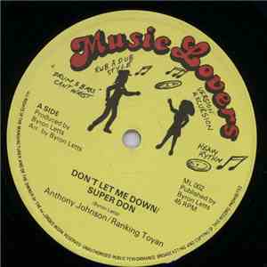 Anthony Johnson & Ranking Toyan - Don't Let Me Down / Super Don FLAC