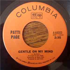 Patti Page - Gentle On My Mind / Excuse Me FLAC