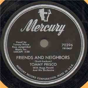 Tommy Prisco - Friends And Neighbors / My Love Is Yours FLAC