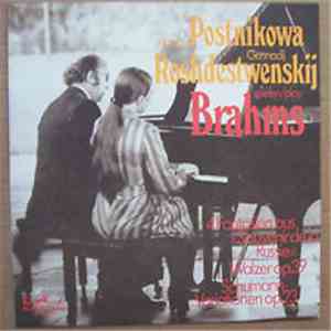 Viktoria Postnikowa, Gennadij Roshdestwenskij - Brahms - 4 Fantasien Aus »Souvenir De La Russie« / Walzer Op. 39 / Schumann-Variationen Op. 23 FLAC