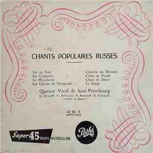 Quatuor Vocal De Saint-Petersbourg - Chants Populaires Russes FLAC