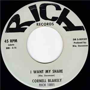 Cornell Blakely - I Want My Share FLAC