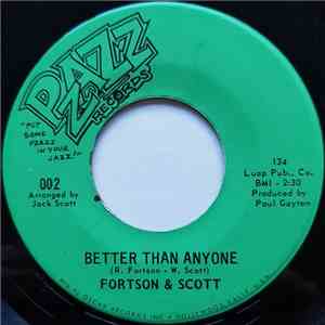 Fortson & Scott - Better Than Anyone / Just A Little Step FLAC