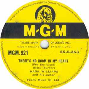 Hank Williams - There's No Room In My Heart (For The Blues) FLAC