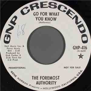 The Foremost Authority - Go For What You Know FLAC