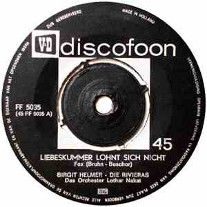 Birgit Helmer - Liebeskummer Lohnt Sich Nicht FLAC