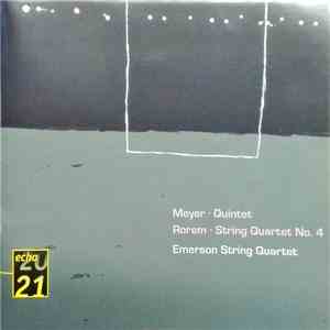 Edgar Meyer, Emerson String Quartet - Meyer / Rorem - Quintet / String Quartet No. 4 FLAC