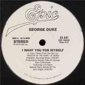 George Duke - I Want You For Myself FLAC