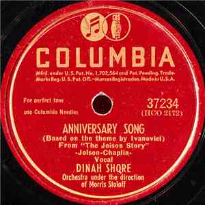 Dinah Shore / Dinah Shore With Spade Cooley And His Orchestra - Anniversary Song / Heartaches, Sadness And Tears FLAC
