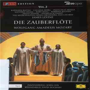 Wolfgang Amadeus Mozart / James Levine , Kathleen Battle, Luciana Serra, Francisco Araiza, Manfred Hemm, Kurt Moll, Barbara Kilduff, Heinz Zednik, Andreas Schmidt , The Metropolitan Opera Orchestra And Chorus, David Hockney - Die Zauberflöte FLAC