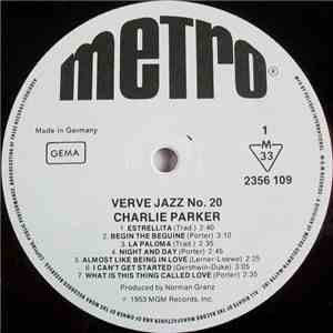 Charlie Parker - Verve Jazz No. 20 FLAC