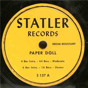 Unknown Artist - Paper Doll / Honeysuckle Rose FLAC