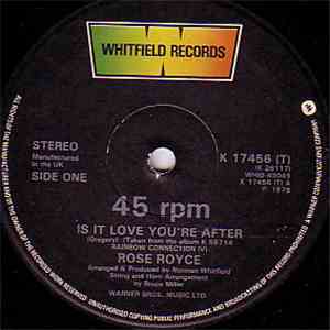 Rose Royce - Is It Love You're After FLAC