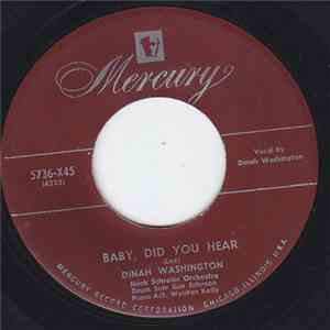 Dinah Washington - Baby, Did You Hear / Just One More Chance FLAC
