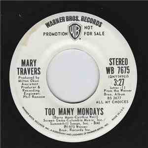 Mary Travers - Too Many Mondays FLAC