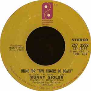 Bunny Sigler - Theme For "Five Fingers Of Death" FLAC
