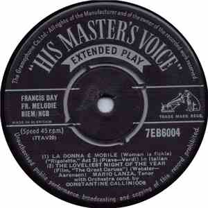 Mario Lanza - La Donna E Mobile (Woman Is Fickle) FLAC