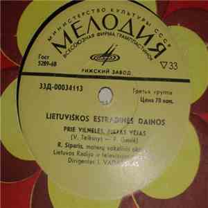 R. Siparis / V. Noreika - Lietuviškos Estradinės Dainos FLAC