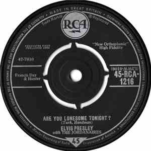 Elvis Presley With The Jordanaires - Are You Lonesome Tonight? FLAC