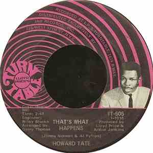Howard Tate - That's What Happens / These Are The Things That Make Me Know You're Gone FLAC