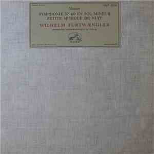 Mozart, Orchestre Philharmonique De Vienne, Wilhelm Furtwaengler - Symphonie N° 40 En Sol Mineur - Une Petite Musique De Nuit FLAC