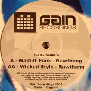 Rawthang - Mastiff Funk / Wicked Style FLAC