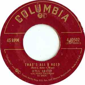 Jill Corey - That's All I Need FLAC