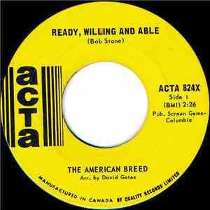 The American Breed - Ready, Willing And Able / Take Me If You Want Me FLAC
