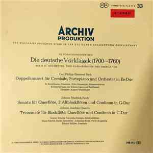Carl Philipp Emanuel Bach / Johann Friedrich Fasch / Johann Joachim Quantz - Doppelkonzert Für Cembalo, Fortepiano Und Orchester In Es-dur / Sonata G-dur / Trisonate C-dur FLAC