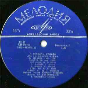 J. S. Bach / G. Händel - Concerto For Two Violins And Orchestra / Sonata For Two Violins And Piano, Aria, Largo FLAC