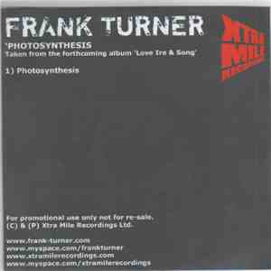 Frank Turner - Photosynthesis FLAC