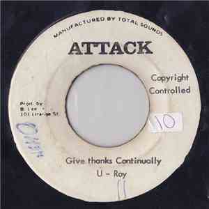 U-Roy, Augustus Pablo - Give Thanks Continually / Straight To The Observeror's Head FLAC