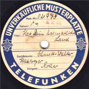 Karl Schmitt-Walter - Hat Dein Heimatliches Land / Feile Sklaven FLAC