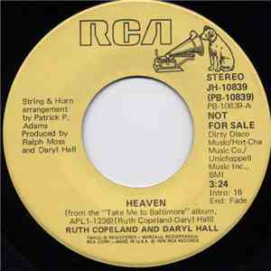 Ruth Copeland And Daryl Hall - Heaven FLAC