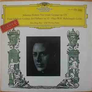 Johannes Brahms, Franz Schubert, Hugo Wolf ‧ Kim Borg ‧ Erik Werba - Vier Ernste Gesänge Op. 121 / Gesänge des Harfners Op. 12 / Michelangelo-Lieder FLAC
