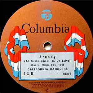 California Ramblers / Al Jolson - Arcady FLAC