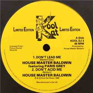 House Master Baldwin - Don't Lead Me FLAC