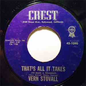 Vern Stovall - My That's All It Takes (To Make A Teardrop) / My Best Wasn't Good Enough FLAC