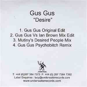 Gus Gus - Desire FLAC
