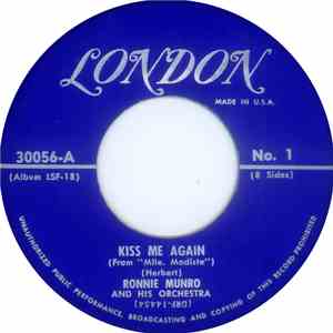 Ronnie Munro And His Orchestra - Kiss Me Again / Gypsy Love Song FLAC