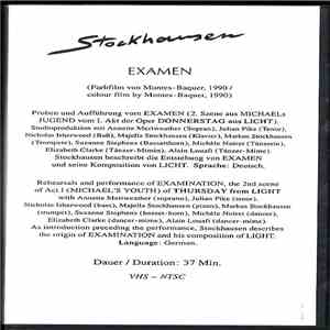 Stockhausen - Examen FLAC