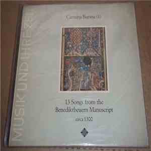 Early Music Quartet - Carmina Burana (II) - 13 Songs From The Benediktbeuern Manuscript circa 1300 FLAC