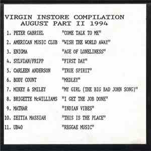 Various - Virgin Instore Compilation August Part II 1994 FLAC