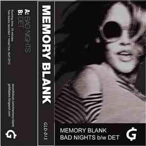 Memory Blank - Bad Nights b/w DET FLAC