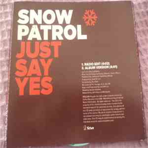 Snow Patrol - Just Say Yes FLAC