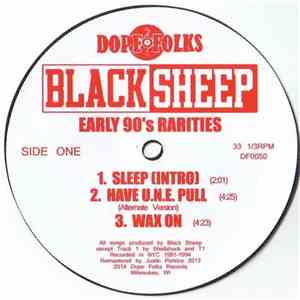 Black Sheep - Early 90's Rarities FLAC
