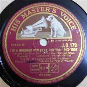 "Fats" Waller And His Rhythm - You Fit Into The Picture / I'm A Hundred Percent For You FLAC