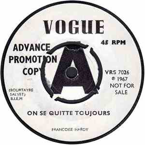 Francoise Hardy - On Se Quitte Toujours / Les Petits Garçons FLAC
